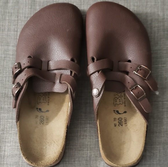 Birkenstock Shoes - Birkenstock Vintage Brown Birki CAMDEN Clogs